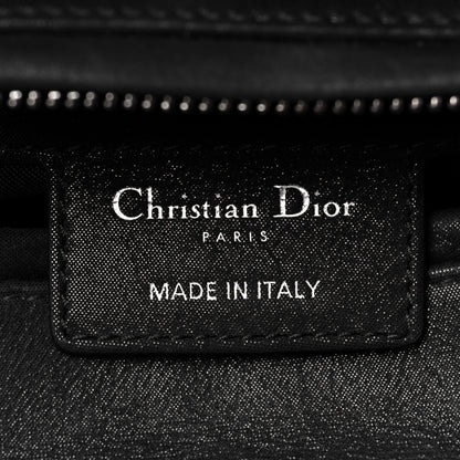 Christian Dior Satin Cannage Medium Lady Dior Black 6 of 10