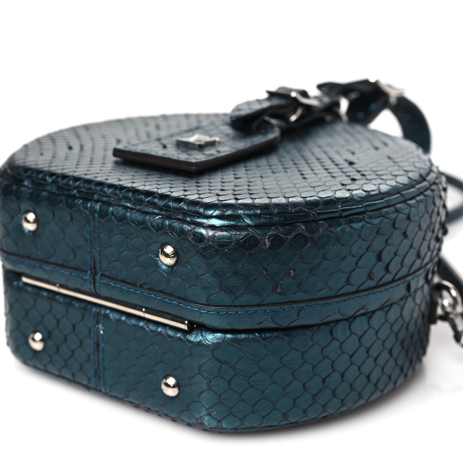 Louis Vuitton Snakeskin Petite Boite Chapeau Deep Green 9 of 9