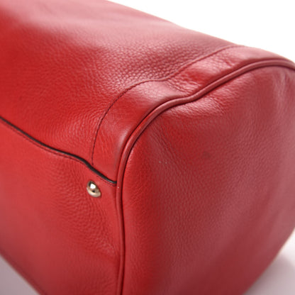 Gucci Pebbled Calfskin Medium Soho Boston Red 12 of 12