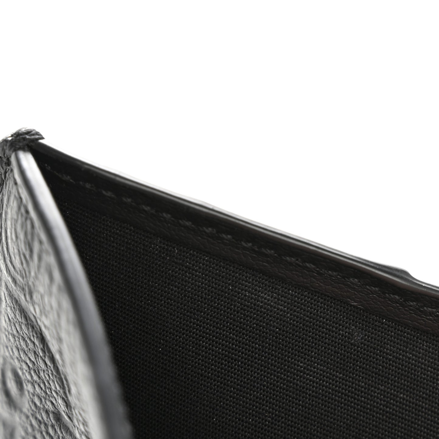 Grained Calfskin Embossed Dior Gravity BiFold Wallet Black