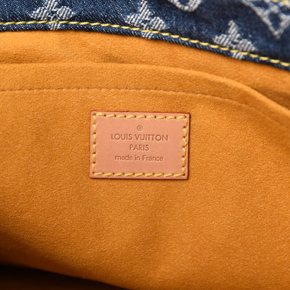 Louis Vuitton Monogram Denim Sac Plat Blue 8 of 10