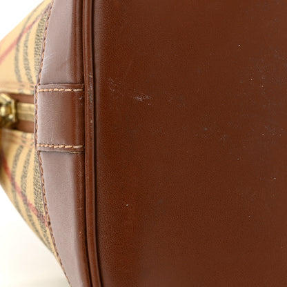 Burberry Haymarket Check Top Handle Crossbody Brown 15 of 20