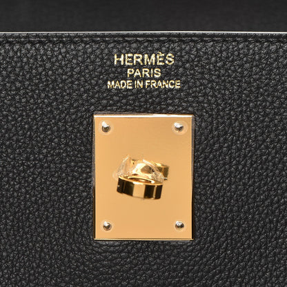 Hermes Togo Kelly Retourne 35 Black 16 of 36