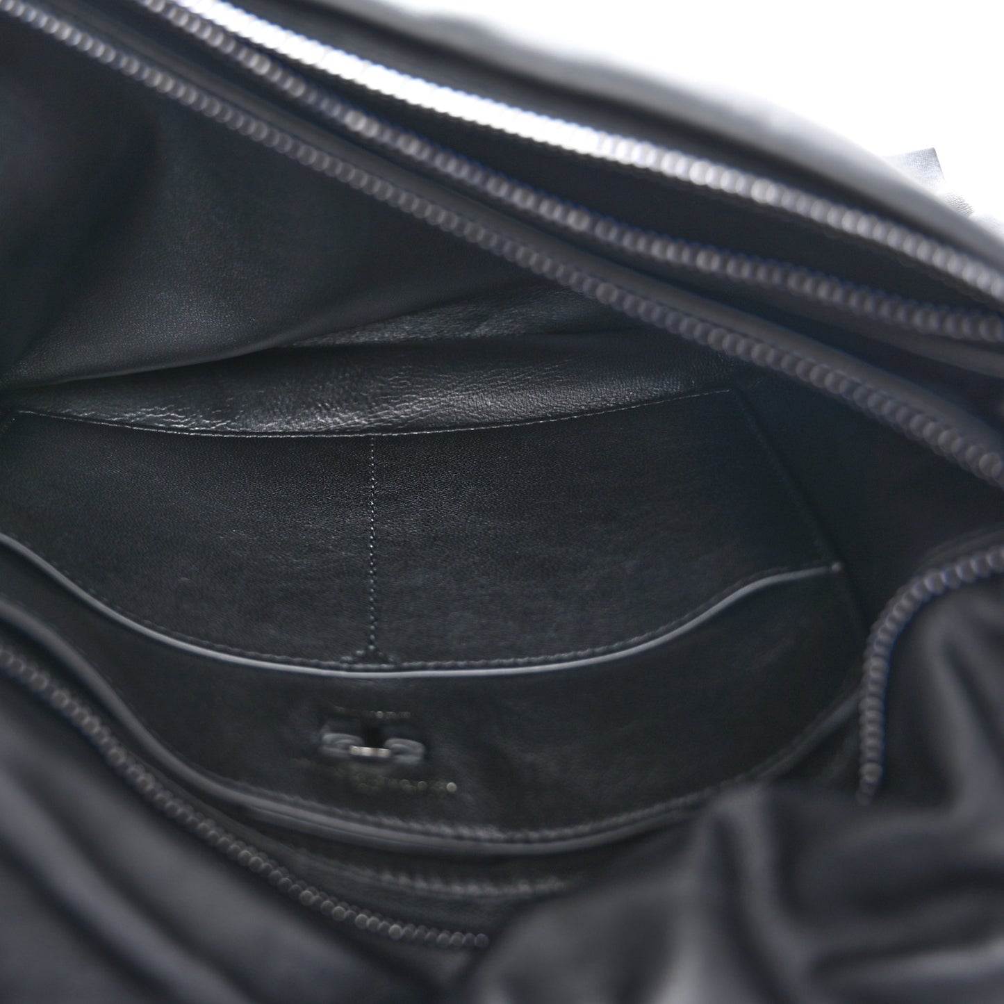 Calfskin Viva Bow Shoulder Bag Black