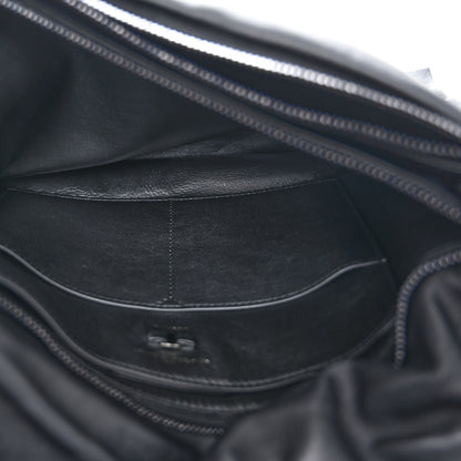 Salvatore Ferragamo Calfskin Viva Bow Shoulder Bag Black 7 of 13