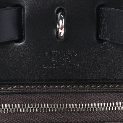 Hermes Toile Vache Hunter Herbag Zip 31 PM Black Ebene 5 of 8