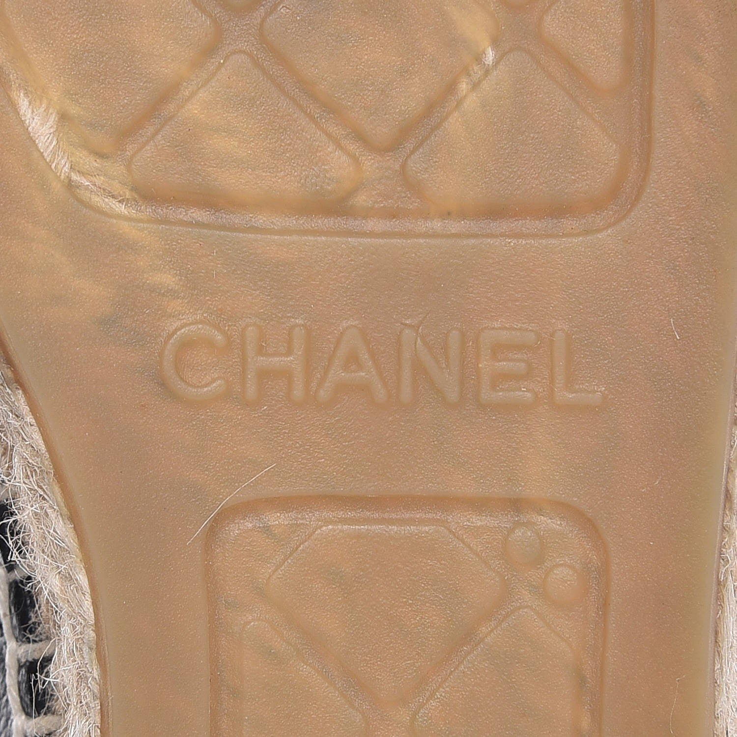 Chanel Lambskin CC Espadrilles 35 Black 6 of 10
