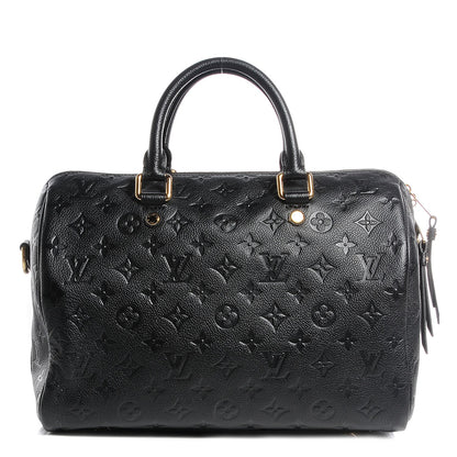 Louis Vuitton Empreinte Speedy Bandouliere 30 Black 1 of 7