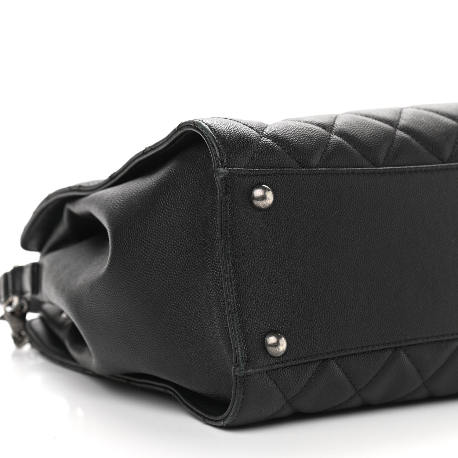 Chanel Caviar Quilted Medium CC Bucket Bag Black 8 of 10