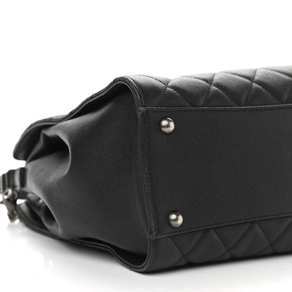 Chanel Caviar Quilted Medium CC Bucket Bag Black 8 of 10