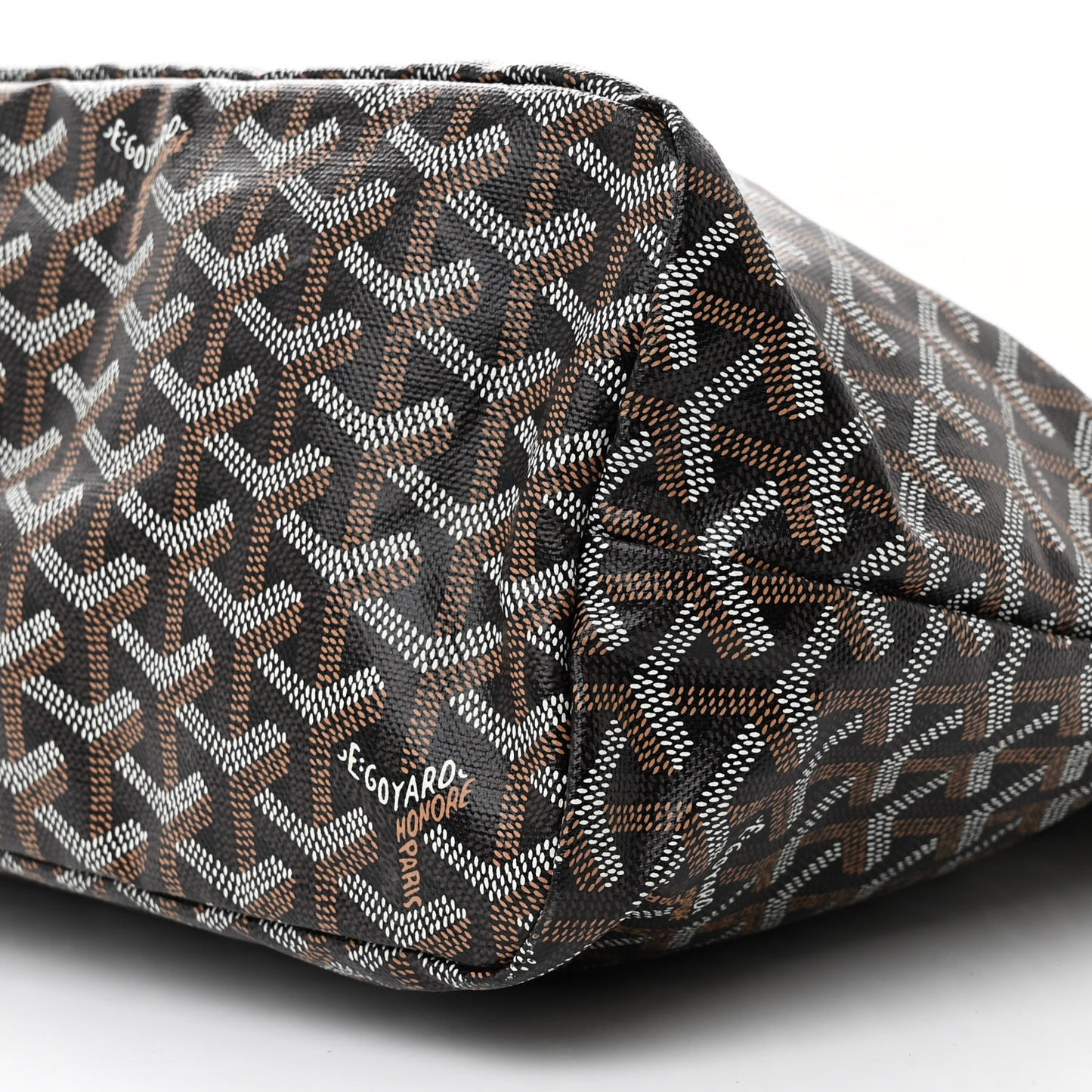 Goyardine Boheme Hobo Black Gold