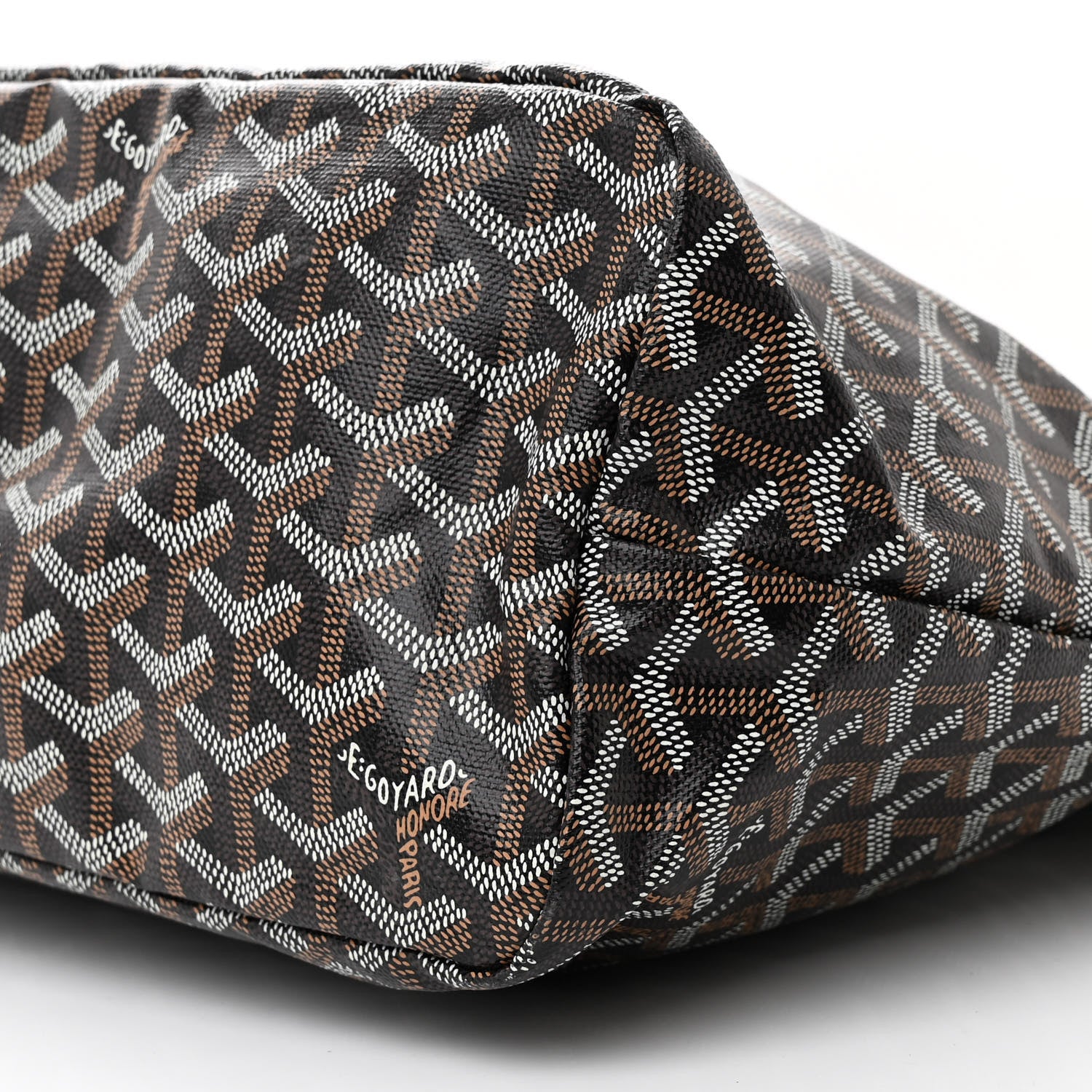 Goyard Goyardine Boheme Hobo Black Gold 10 of 10
