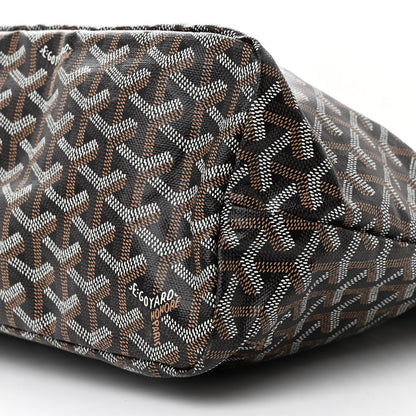 Goyard Goyardine Boheme Hobo Black Gold 10 of 10