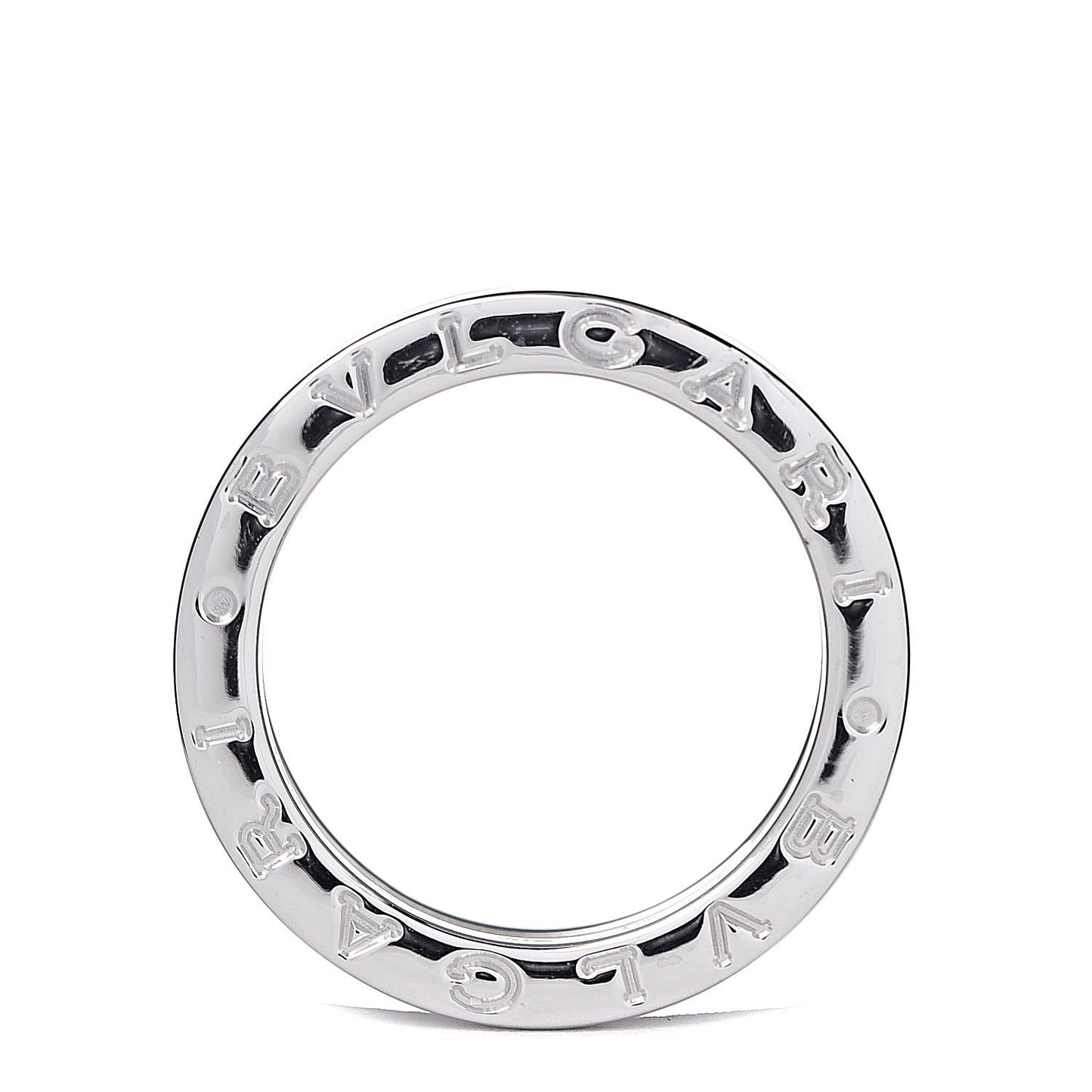 18K White Gold B.Zero1 Two-Band Ring 49 4.75