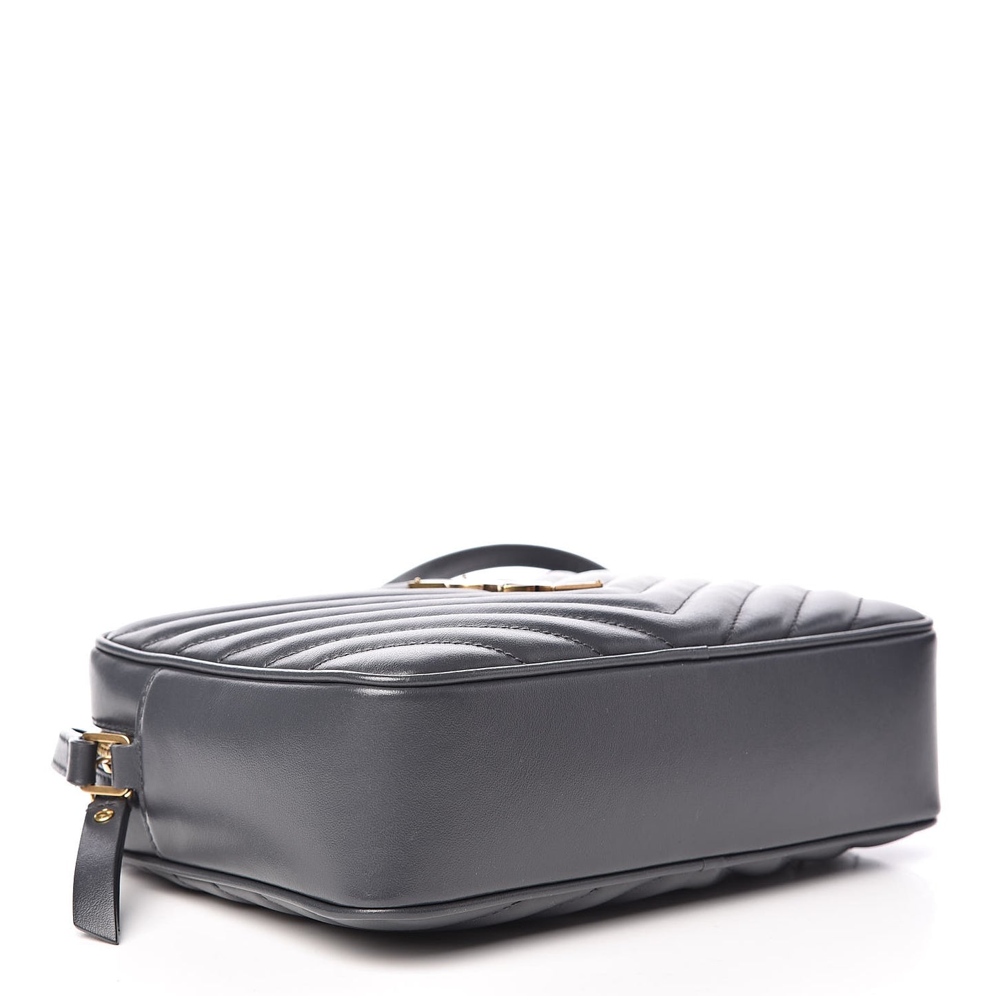 Calfskin Matelasse Monogram Lou Camera Bag Dark Smog