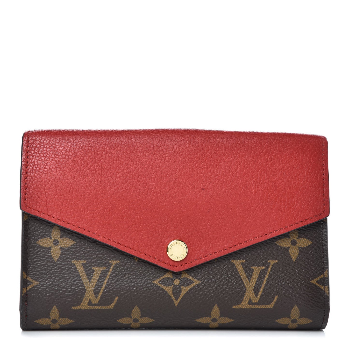 Monogram Pallas Compact Wallet Cherry