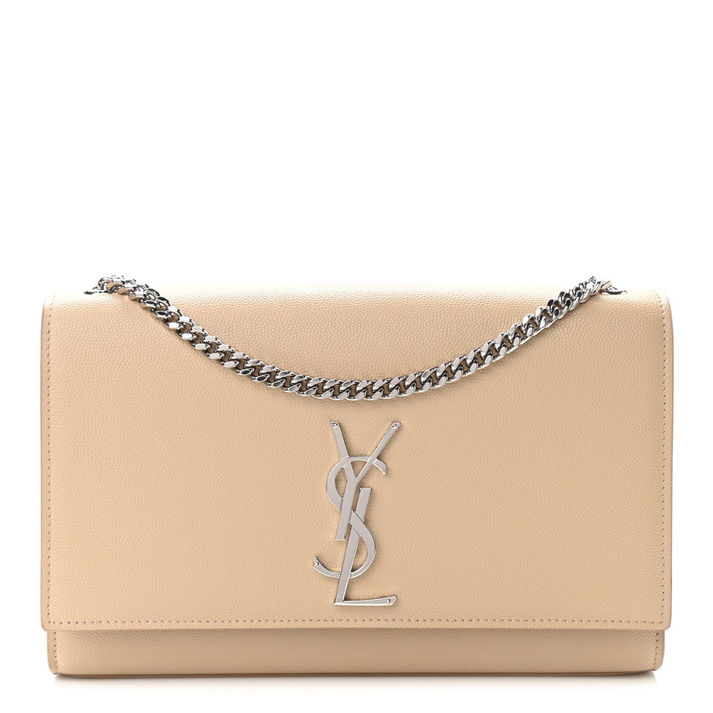 Grain De Poudre Medium Monogram Kate Satchel Nude Powder