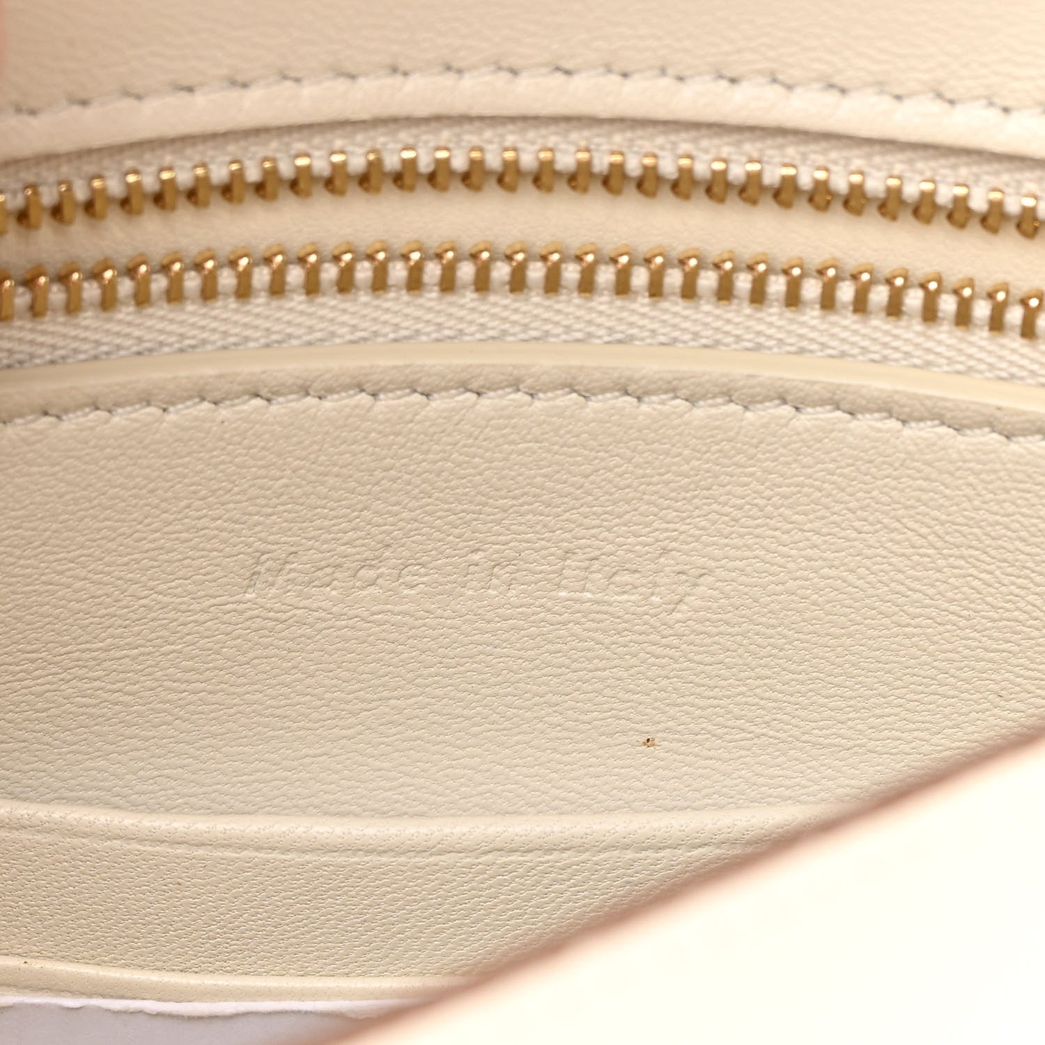 Celine Grained Calfskin Small Trotteur White 7 of 14