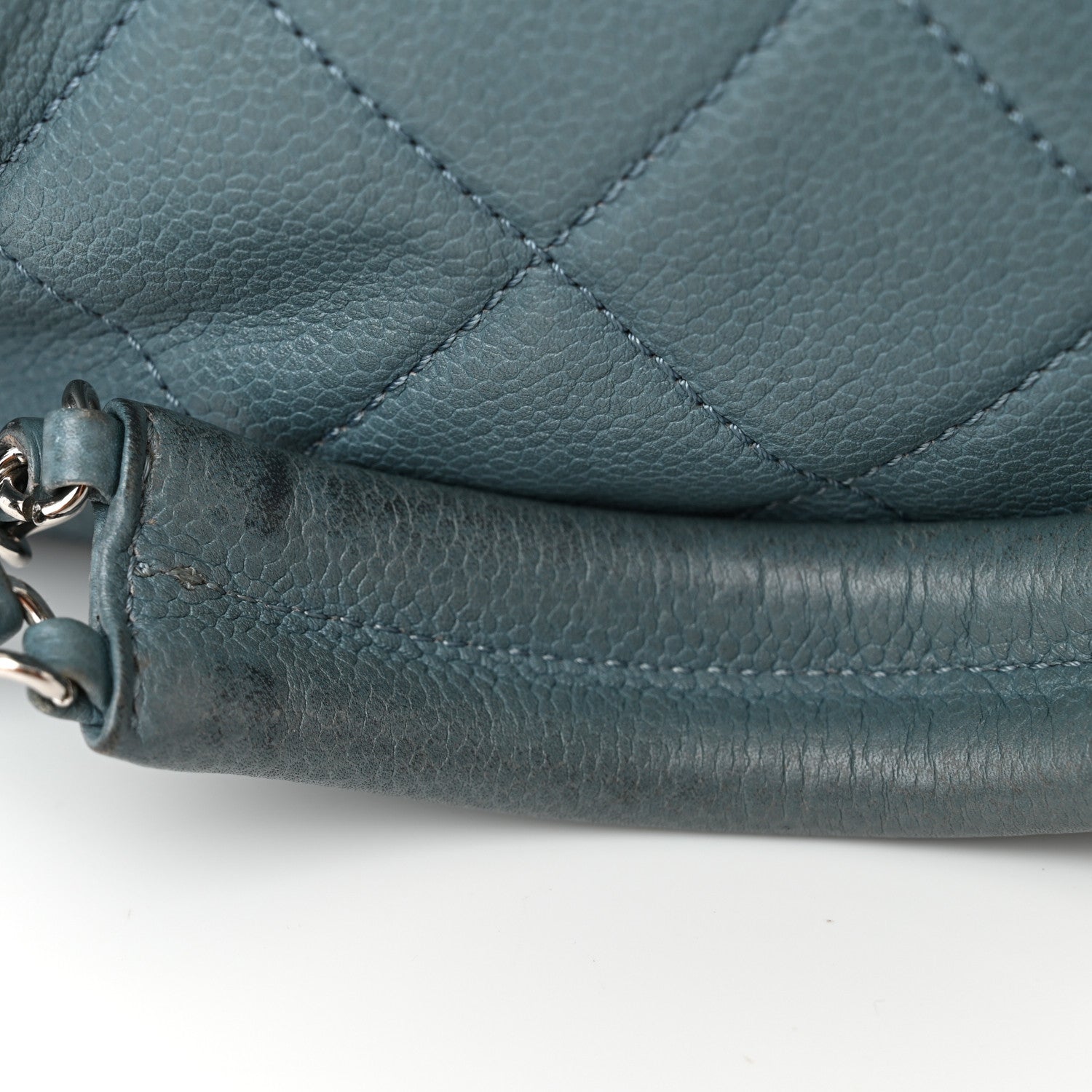 Chanel Caviar Quilted Timeless CC Tote Blue 24 of 24