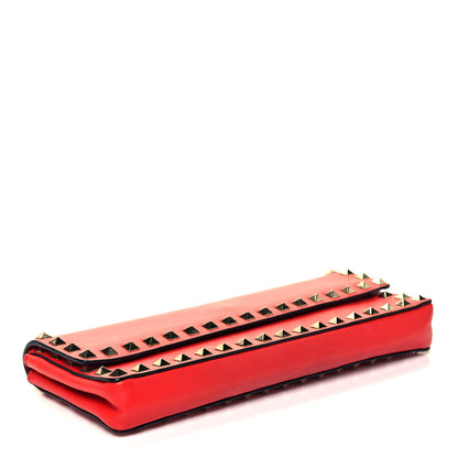 Valentino Garavani Nappa Rockstud Bangle Clutch English Red 3 of 7