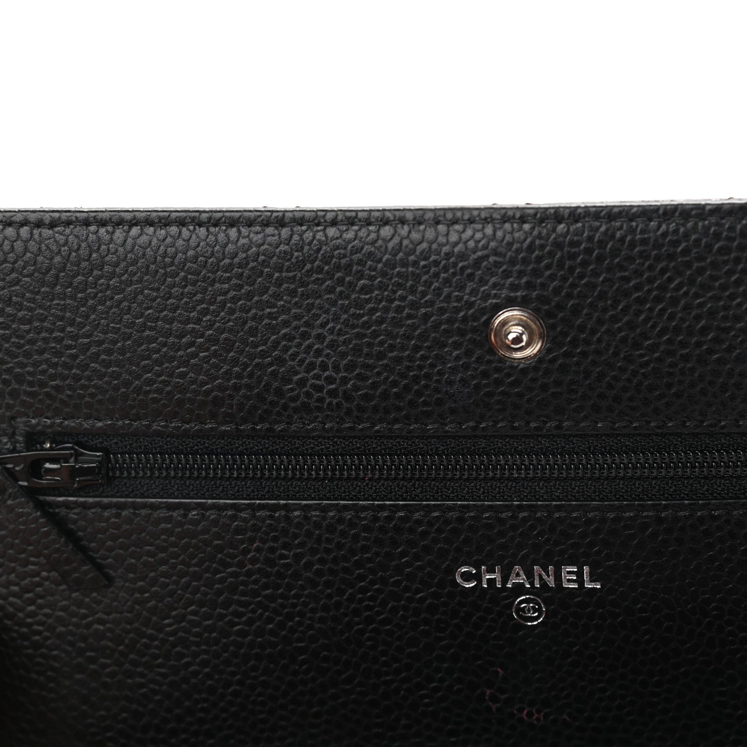 Chanel Caviar Quilted Wallet On Chain WOC Black 12 of 13