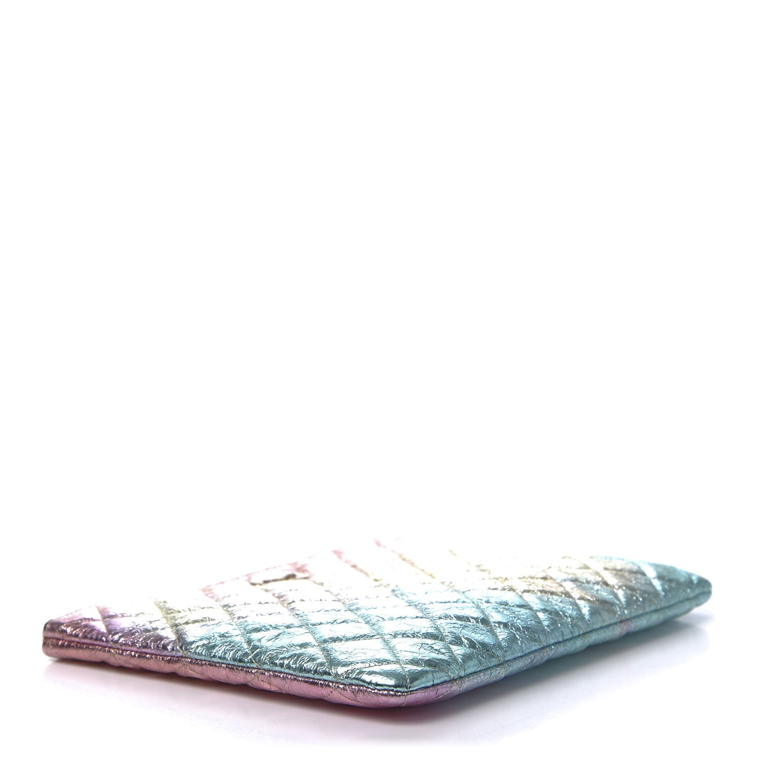Chanel Metallic Goatskin Quilted Medium 2.55 Reissue Cosmetic Case Multicolor 4 of 8
