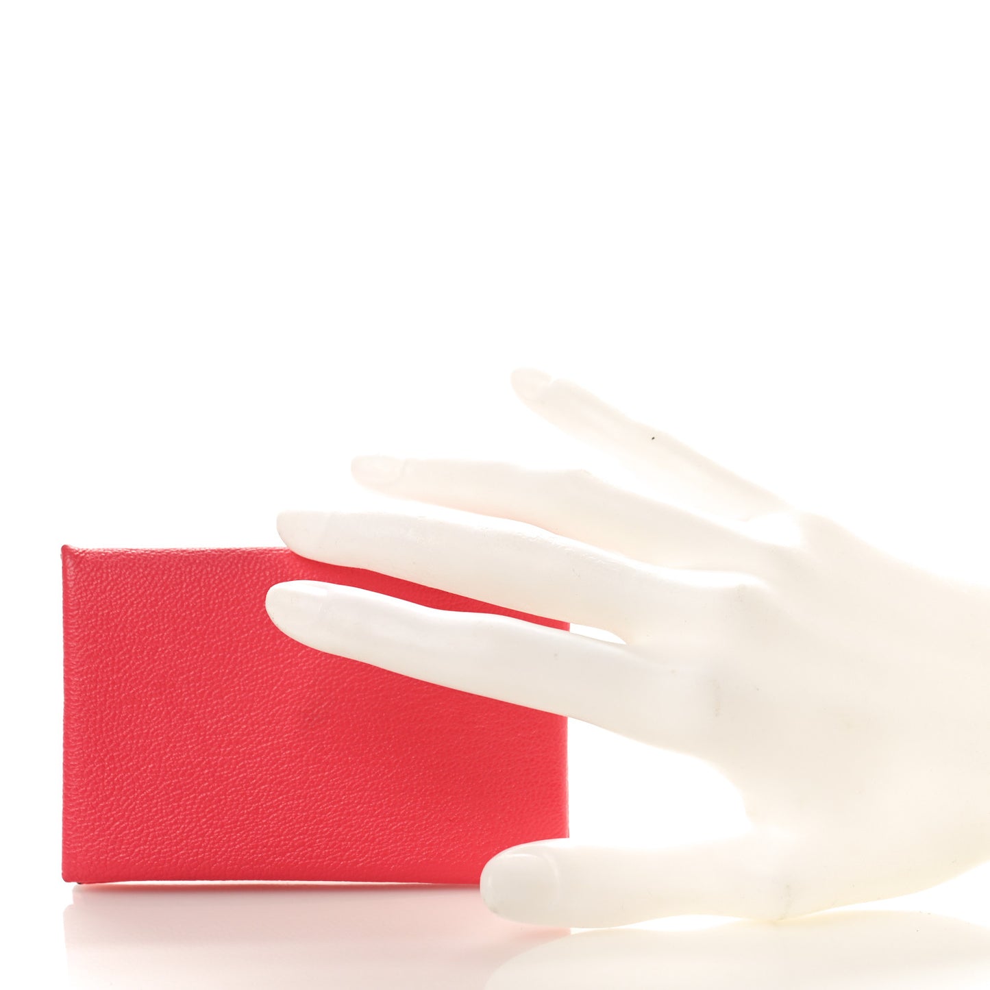 Chevre Mysore Calvi Card Case Rose Lipstick