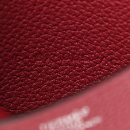 Hermes Togo Dogon Card Case Rouge Grenat 8 of 8