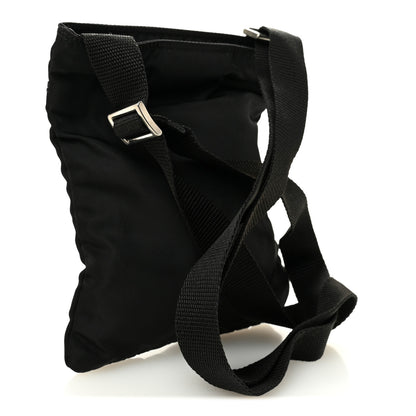 Prada Nylon Small Flat Messenger Bag Black 3 of 9