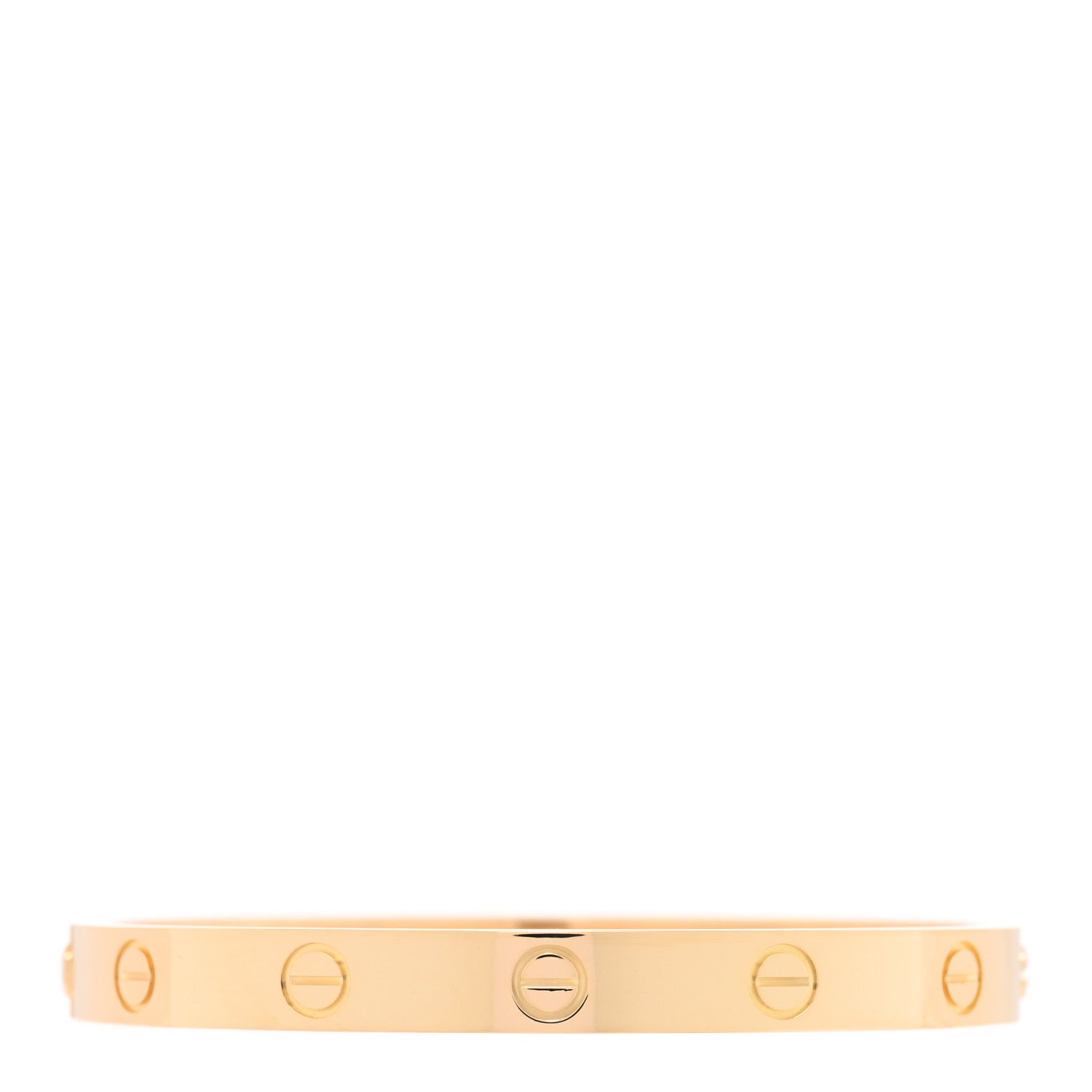 Cartier 18K Yellow Gold Medium LOVE Bracelet 16 1 of 8