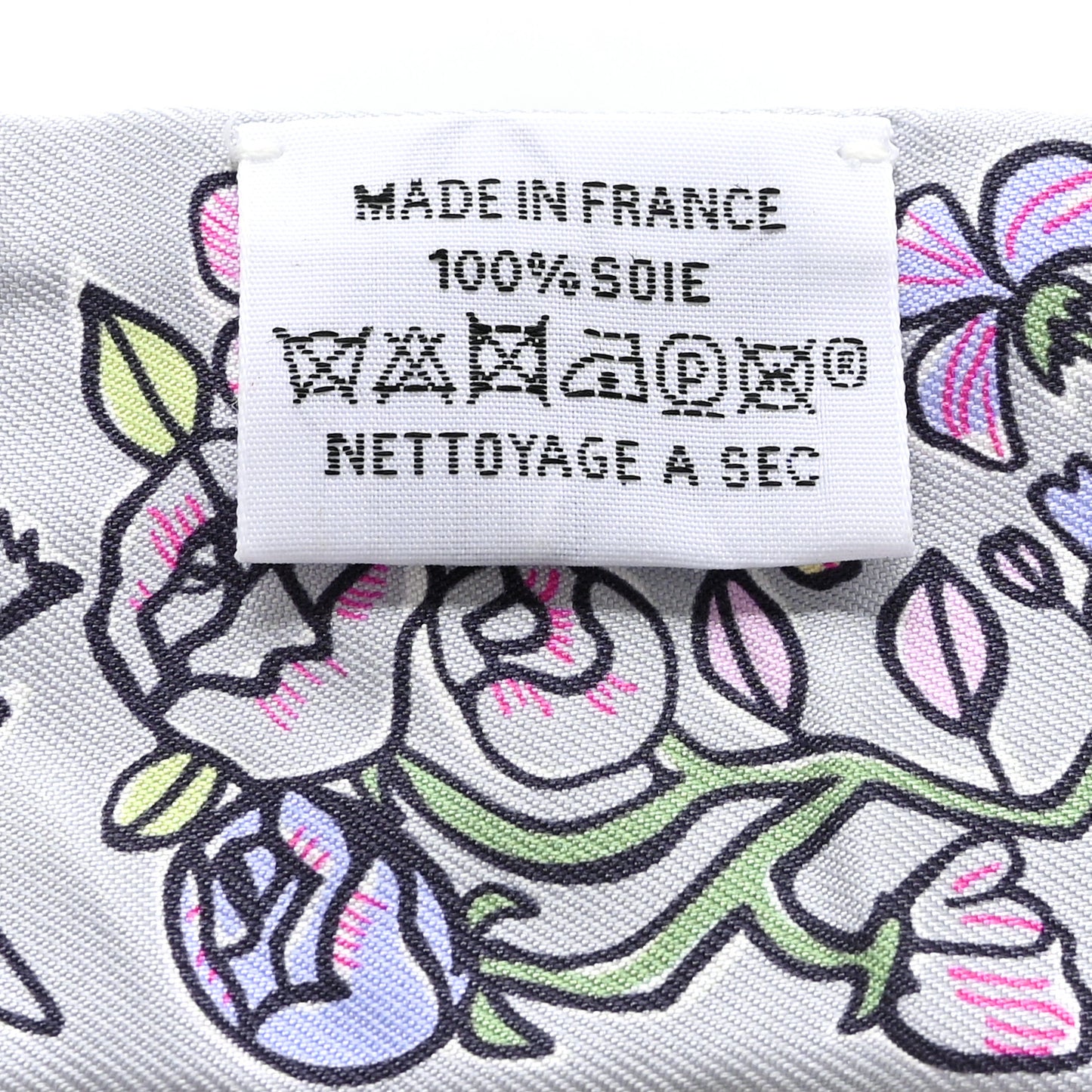 Silk Mille Et Un Lapins Twilly Gris Perle Rose Jaune