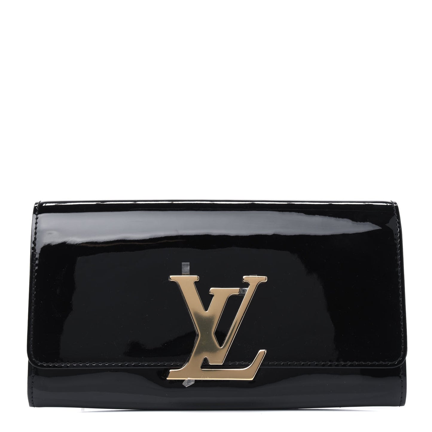 Patent Louise EW Clutch Black