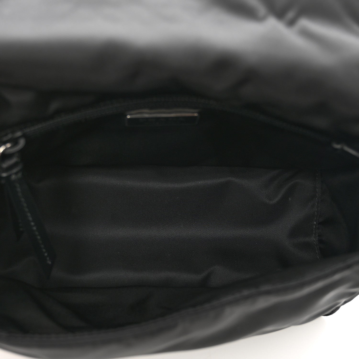 Prada Re-Nylon Vitello Padded Small Flap Shoulder Bag Black 6 of 11