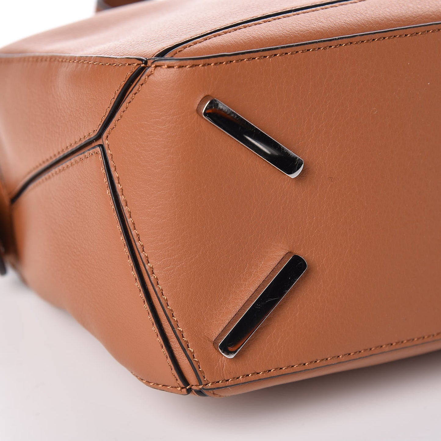 Calfskin Small Puzzle Bag Tan