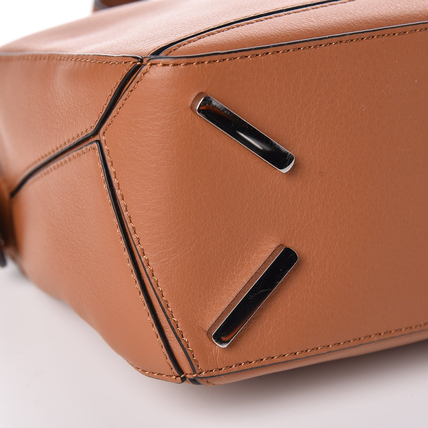 Loewe Calfskin Small Puzzle Bag Tan 10 of 11