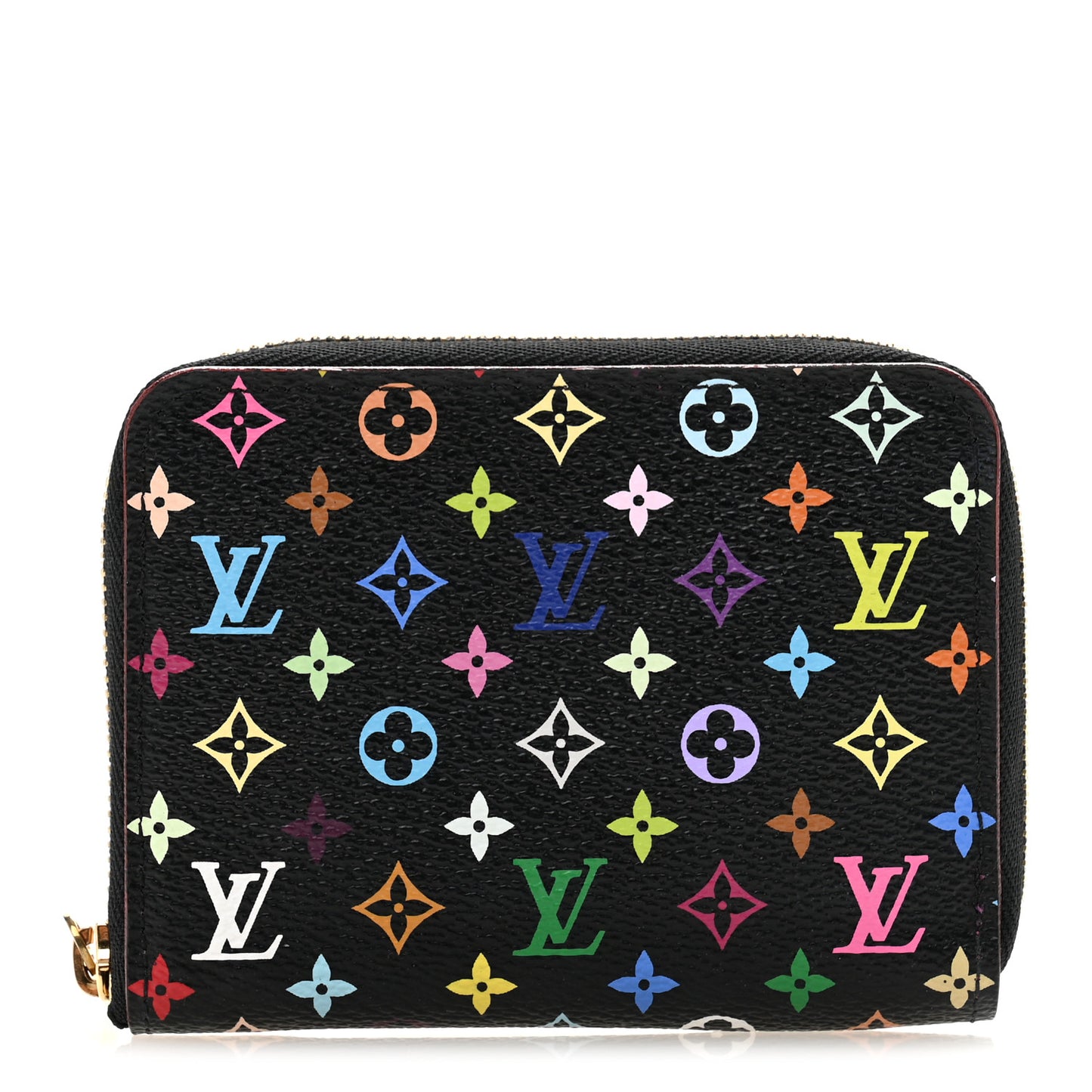 Monogram Multicolor Zippy Coin Purse Black Grenade