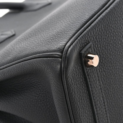 Hermes Togo Birkin 25 Black 11 of 12