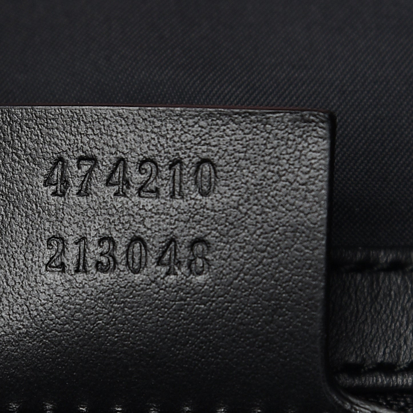 Calfskin Small GucciGhost Drawstring Backpack Black