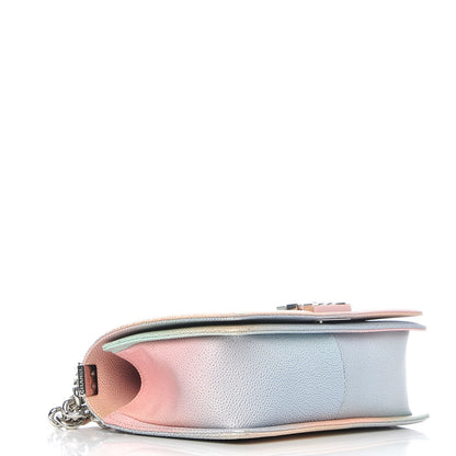 Chanel Caviar Quilted Medium Rainbow Boy Flap Pink Multicolor 4 of 10