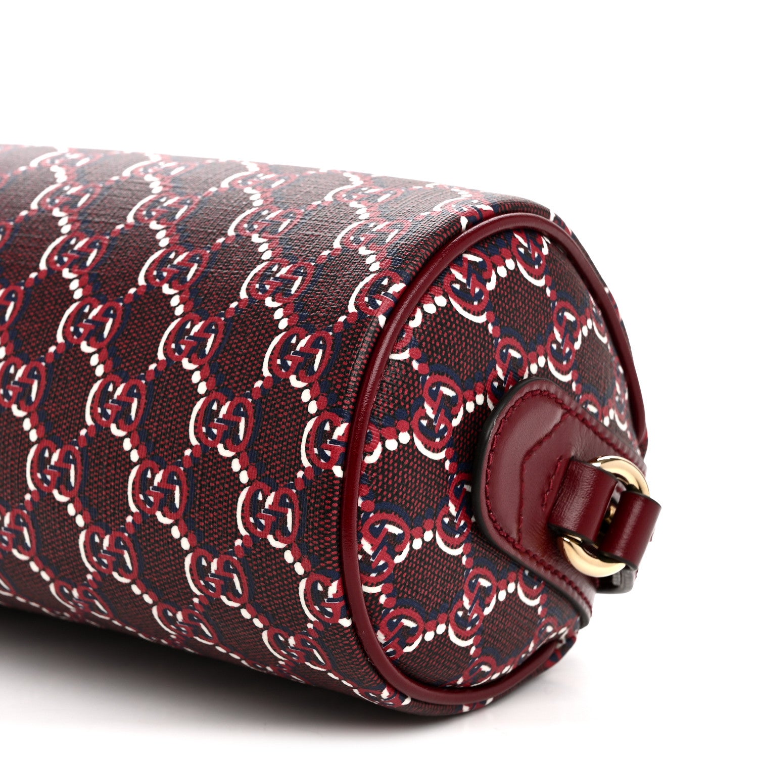 Gucci GG Shadow Monogram Ophidia Crossbody Bag Rosso Ancora Red 10 of 12