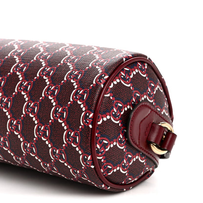 Gucci GG Shadow Monogram Ophidia Crossbody Bag Rosso Ancora Red 10 of 12