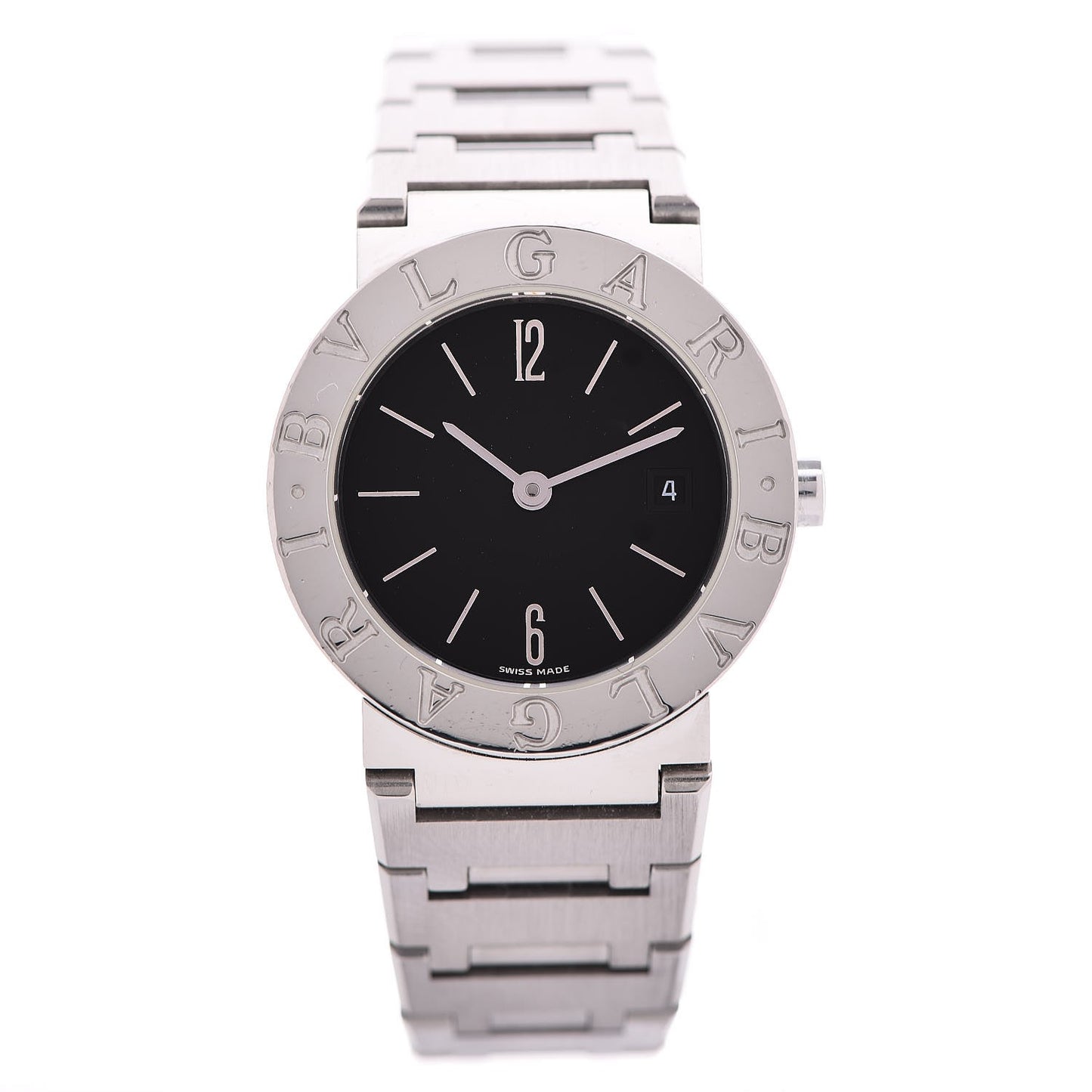 Stainless Steel 26mm Quartz Watch Black