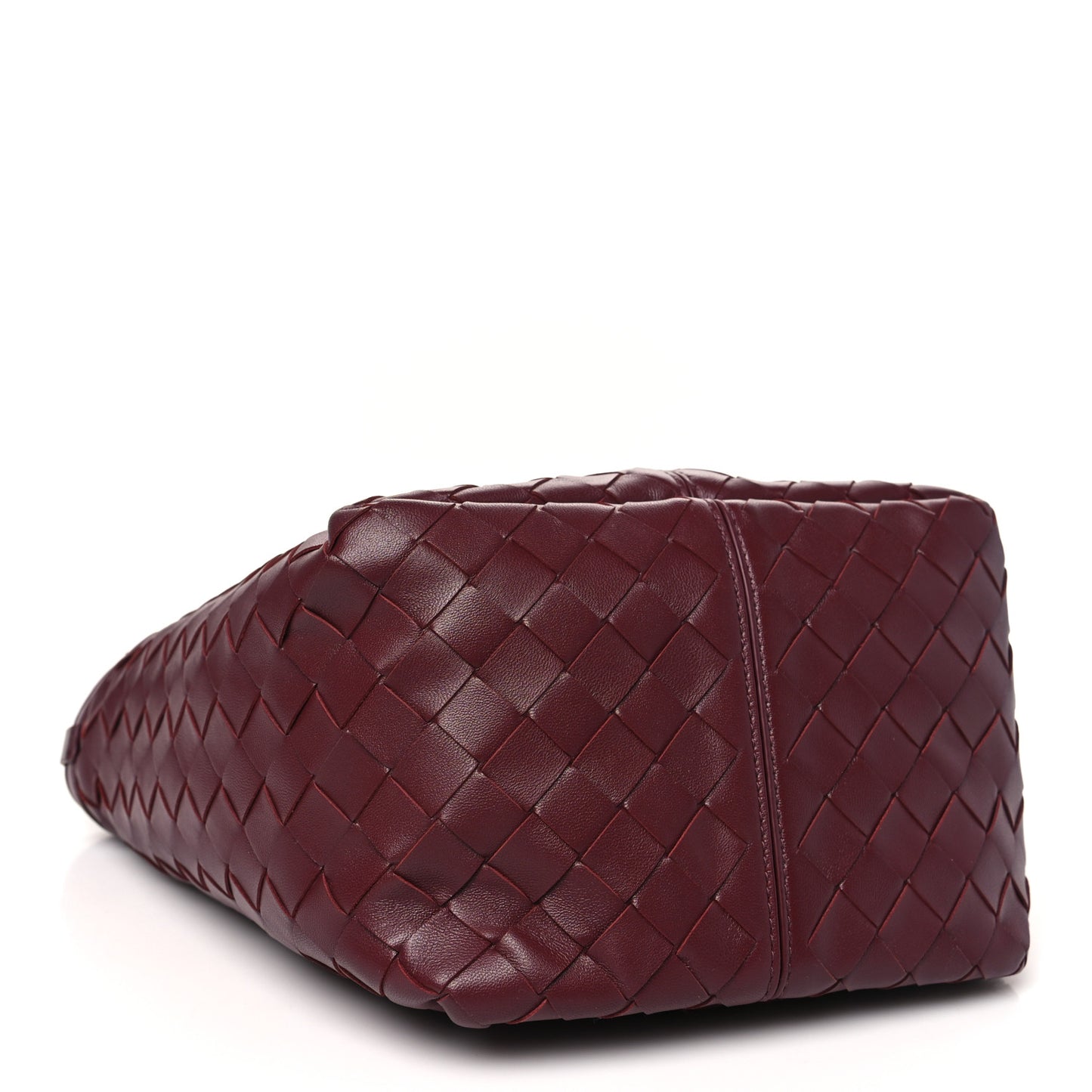 Nappa Intrecciato Small Flip Flap Tote Barolo