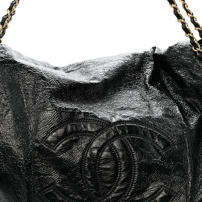 Chanel Vinyl XXL Rock and Chain Flap Black 8 of 12