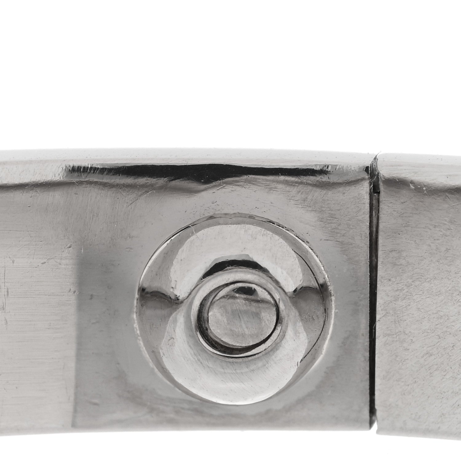 Cartier 18K White Gold LOVE Bracelet 18 7 of 8