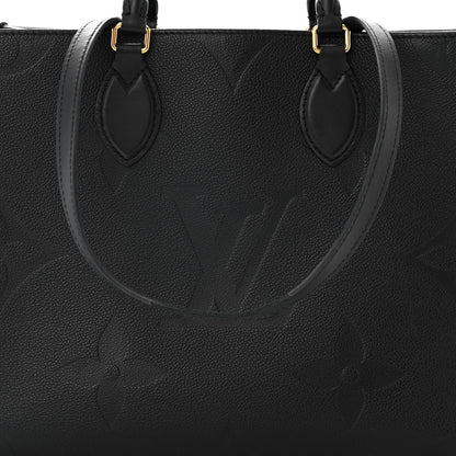 Louis Vuitton Empreinte Monogram Giant OnTheGo MM Black 7 of 10