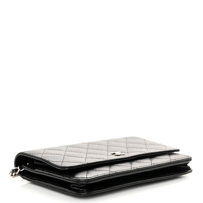 Chanel Caviar Quilted Wallet On Chain WOC Black 4 of 12
