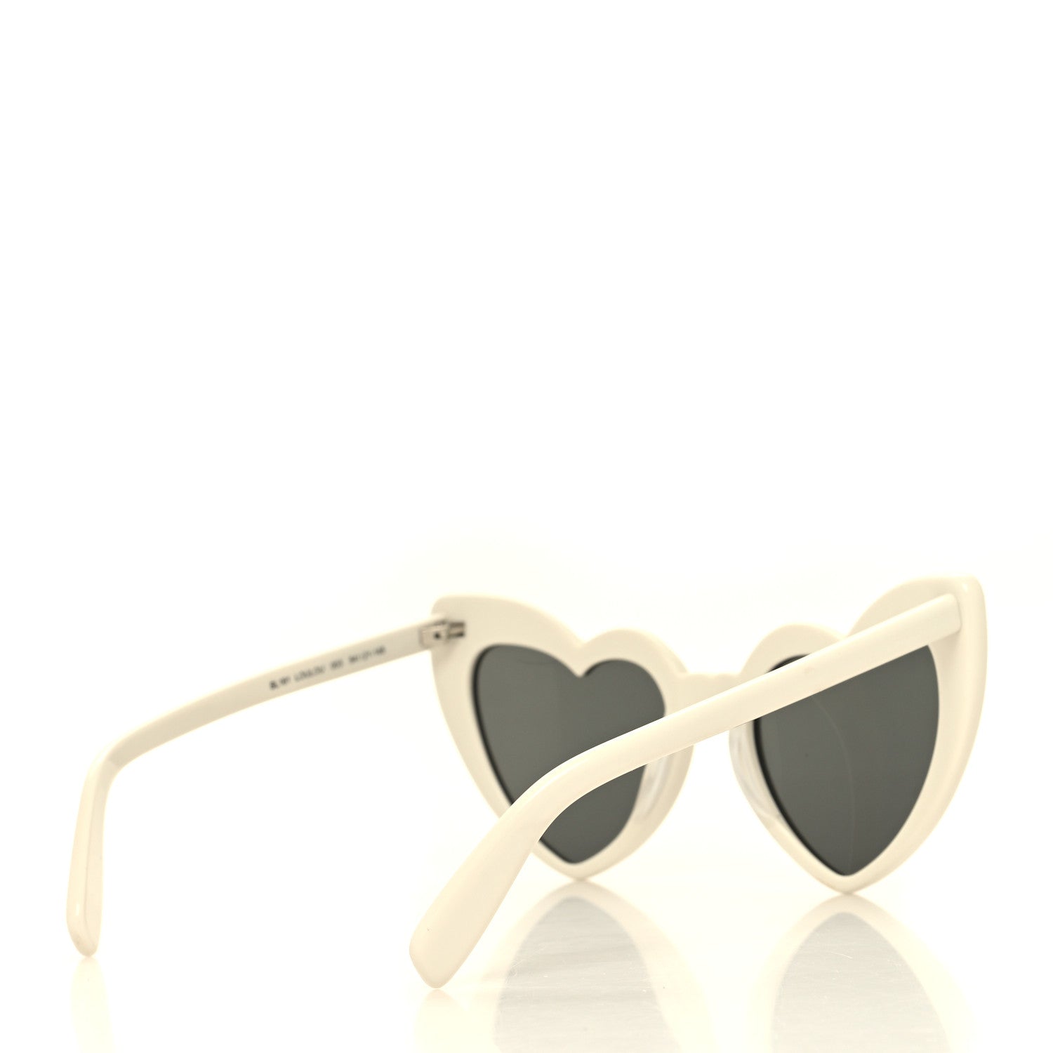 Saint Laurent Acetate Heart Frame Loulou SL181 Sunglasses White 4 of 7