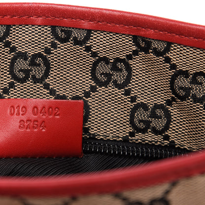 Gucci Monogram Large Tote Navy Red 9 of 10