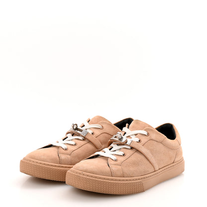 Hermes Suede Day Sneakers 40 Bois De Santal 4 of 11